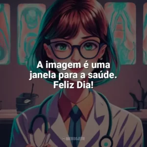 A imagem é uma janela para a saúde. Feliz Dia! Dia do Radiologista