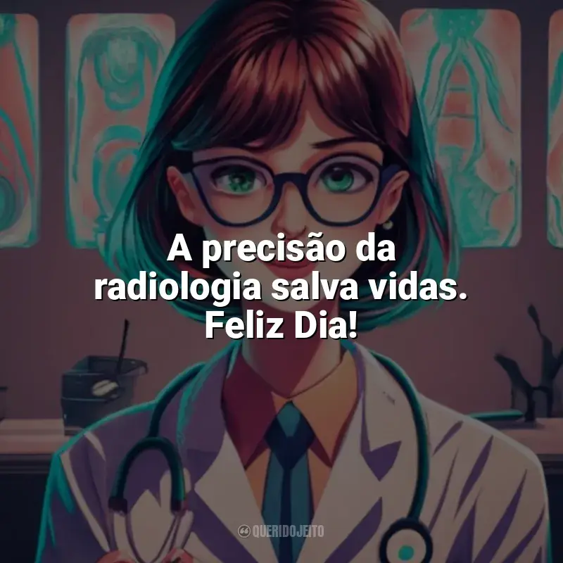 Frases Dia do Radiologista: A precisão da radiologia salva vidas. Feliz Dia!