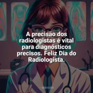 A precisão dos radiologistas é vital para diagnósticos precisos. Feliz Dia do Radiologista. Dia do Radiologista