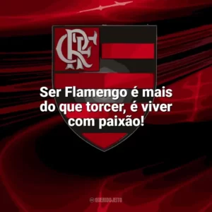 Ser Flamengo é mais do que torcer, é viver com paixão! Flamengo