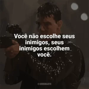 Você não escolhe seus inimigos, seus inimigos escolhem você. Jack Reacher: O Último Tiro (Filme)