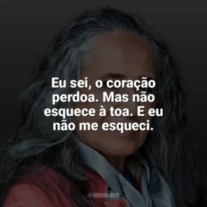 Eu sei, o coração perdoa. Mas não esquece à toa. E eu não me esqueci. Maria Bethânia