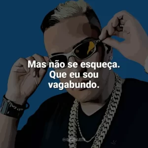Mas não se esqueça. Que eu sou vagabundo. MC Bin Laden