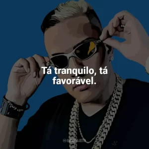 Tá tranquilo, tá favorável. MC Bin Laden