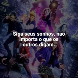 Siga seus sonhos, não importa o que os outros digam. Monster High 2 (Filme)