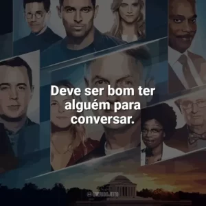 Deve ser bom ter alguém para conversar. NCIS: Investigações Criminais (Série)