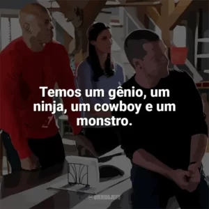 Temos um gênio, um ninja, um cowboy e um monstro. NCIS: Los Angeles (Série)