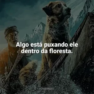 Algo está puxando ele dentro da floresta. O Chamado Da Floresta (Filme)