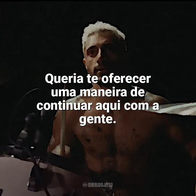 O Som do Silêncio frases marcantes do filme: Queria te oferecer uma maneira de continuar aqui com a gente.