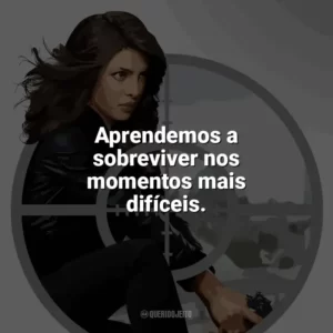 Aprendemos a sobreviver nos momentos mais difíceis. Quantico (Série)