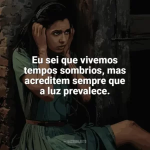 Eu sei que vivemos tempos sombrios, mas acreditem sempre que a luz prevalece. Toda Luz Que Não Podemos Ver (Série)