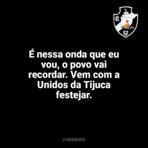 É nessa onda que eu vou, o povo vai recordar. Vem com a Unidos da Tijuca festejar. Vasco da Gama