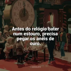 Antes do relógio bater num estouro, precisa pegar os anéis de ouro. A Batalha de Natal (Filme)
