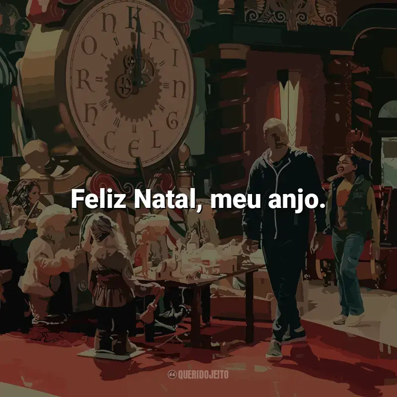 A Batalha de Natal frases do filme: Feliz Natal, meu anjo.