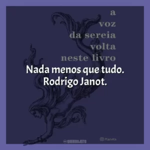 Nada menos que tudo. Rodrigo Janot.