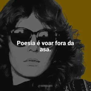 Poesia é voar fora da asa. Ana Cristina Cesar