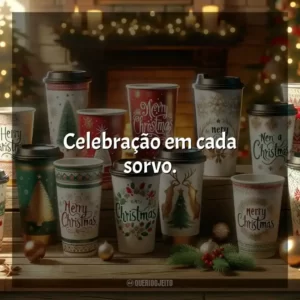 Celebração em cada sorvo.