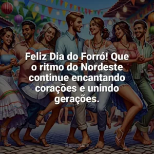 Feliz Dia do Forró! Que o ritmo do Nordeste continue encantando corações e unindo gerações. Dia do Forró