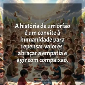 A história de um órfão é um convite à humanidade para repensar valores, abraçar a empatia e agir com compaixão.