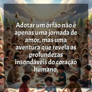 Adotar um órfão não é apenas uma jornada de amor, mas uma aventura que revela as profundezas insondáveis do coração humano.