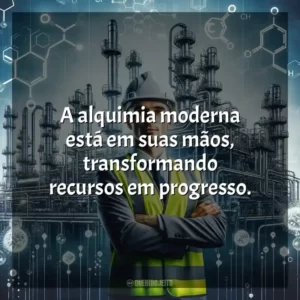 A alquimia moderna está em suas mãos, transformando recursos em progresso.