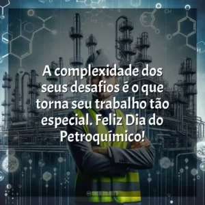 A complexidade dos seus desafios é o que torna seu trabalho tão especial. Feliz Dia do Petroquímico!