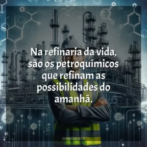 Na refinaria da vida, são os petroquímicos que refinam as possibilidades do amanhã.