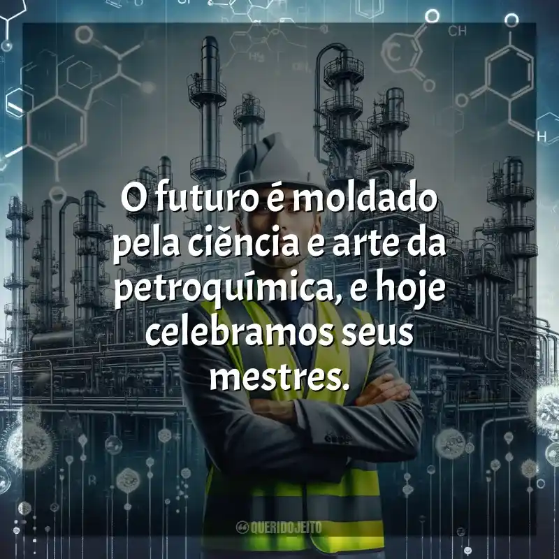 Frases Feliz Dia do Petroquímico: O futuro é moldado pela ciência e arte da petroquímica, e hoje celebramos seus mestres.