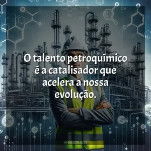 O talento petroquímico é a catalisador que acelera a nossa evolução.