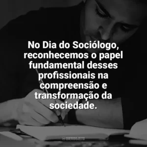 No Dia do Sociólogo, reconhecemos o papel fundamental desses profissionais na compreensão e transformação da sociedade. Dia do Sociólogo