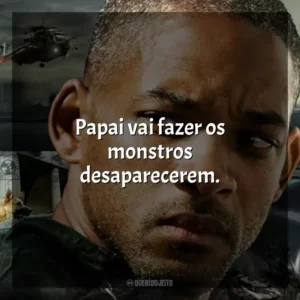 Papai vai fazer os monstros desaparecerem.