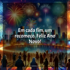 Em cada fim, um recomeço. Feliz Ano Novo!