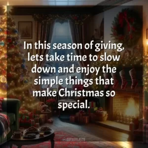 In this season of giving, lets take time to slow down and enjoy the simple things that make Christmas so special. Natal em Inglês