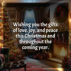 Wishing you the gifts of love, joy, and peace this Christmas and throughout the coming year. Natal em Inglês