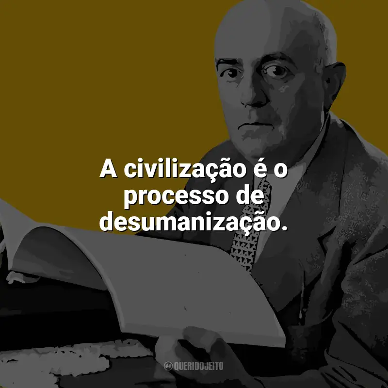 Frases de Theodor W. Adorno para status: A civilização é o processo de desumanização.