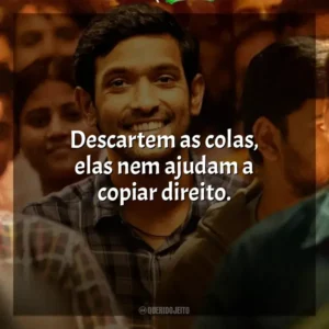 Descartem as colas, elas nem ajudam a copiar direito. 12th Fail (Filme)