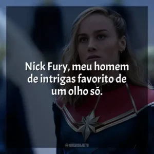 Nick Fury, meu homem de intrigas favorito de um olho só. As Marvels (Filme)