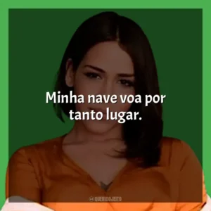 Minha nave voa por tanto lugar. Flora Matos