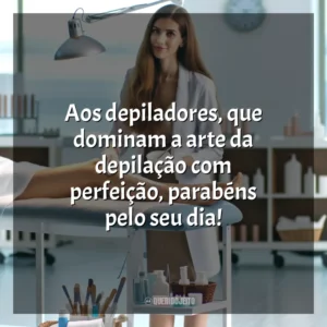 Feliz Dia da Depiladora! Obrigado por nos ajudar a nos sentir bem na nossa pele.