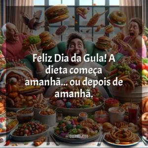 Feliz Dia da Gula! A dieta começa amanhã… ou depois de amanhã.
