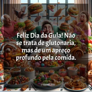 Feliz Dia da Gula! Não se trata de glutonaria, mas de um apreço profundo pela comida.
