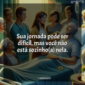 Sua jornada pode ser difícil, mas você não está sozinho nela.