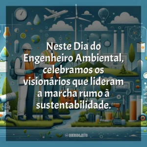 Neste Dia do Engenheiro Ambiental, celebramos os visionários que lideram a marcha rumo à sustentabilidade.