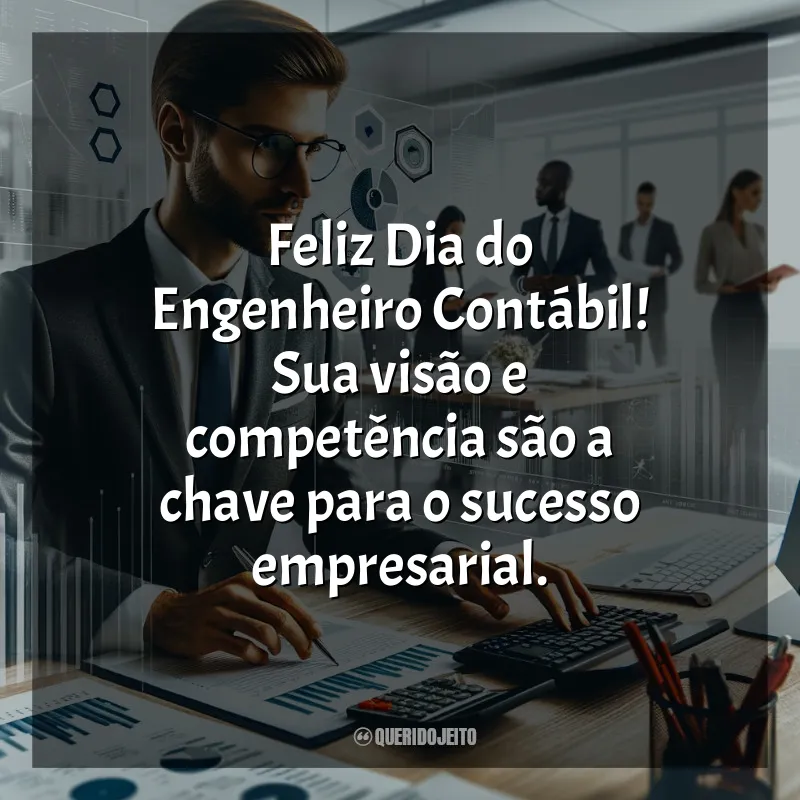 Frases Dia do Engenheiro Contábil: Feliz Dia do Engenheiro Contábil! Sua visão e competência são a chave para o sucesso empresarial.