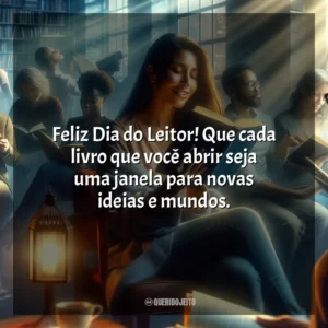 Feliz Dia do Leitor! Que cada livro que você abrir seja uma janela para novas ideias e mundos.