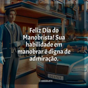 Feliz Dia do Manobrista! Sua habilidade em manobrar é digna de admiração.