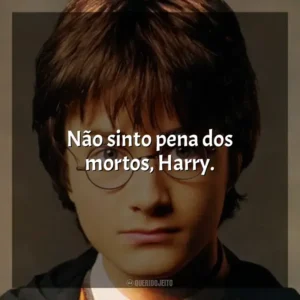Não sinto pena dos mortos, Harry. Harry Potter (Filme)