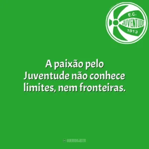 A paixão pelo Juventude não conhece limites, nem fronteiras. Juventude