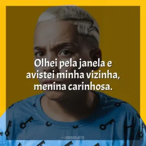Olhei pela janela e avistei minha vizinha, menina carinhosa. MC Pikachu