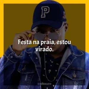 Festa na praia, estou virado. MC Teteu